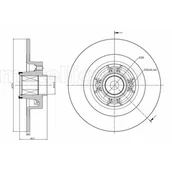 Szczęki hamulcowe - METELLI Tarcza hamulcowa 23-0804 - miniaturka - grafika 1