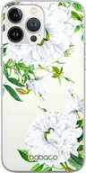 Etui i futerały do telefonów - Etui do Apple IPHONE 6/6S Kwiaty 047 Babaco Nadruk częściowy Przeźroczysty - miniaturka - grafika 1
