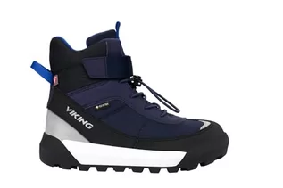 Buty dla dziewczynek - Viking Buty dziecięce Expower Warm GTX 1v Sl Snow Boot, uniseks, Dark Blue Royal, 33 EU - grafika 1