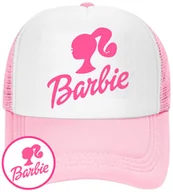 Czapki i chusty sportowe męskie - CZAPKA Z DASZKIEM BARBIE DLA DZIECI SIATKA RÓŻOWA BEJSBOLÓWKA - miniaturka - grafika 1