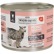 Mokra karma dla psów - Wiejska Zagroda Mokra Karma Monobiałkowa Dla Kotów Jagnięcina 200g - miniaturka - grafika 1