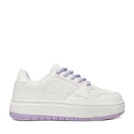 Buty dla dziewczynek - Sneakersy Roxy CEOWB-3512701 Biały - miniaturka - grafika 1