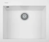 Zlewozmywaki - Zlew PLADOS ONE 6010 MLECZNY (white 58) (ON601058) - miniaturka - grafika 1