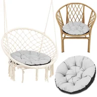 Poduszki ogrodowe - Wisząca poduszka na krzesło 60 cm poduszka na krzesło ogrodowe papasan poduszka na siedzenie krzesła grube poduszki do siedzenia do mebli rattanowyc.. - miniaturka - grafika 1
