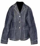 Kurtki jeździeckie - Jacson Marynarka jeansowa damska - miniaturka - grafika 1