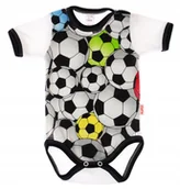 Body dla niemowląt - Body KRÓTKI rękaw 100% Bawełna PIŁKI r 74 KLEKLE - miniaturka - grafika 1