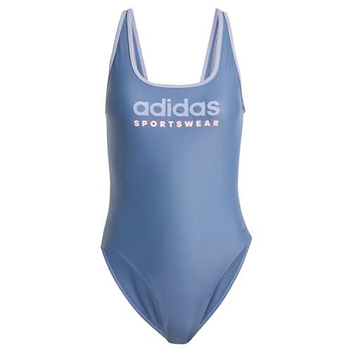 adidas Damski strój kąpielowy odzież sportowa U-Back 40, Ulubiony atrament/srebrny fioletowy, 44