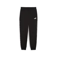Spodnie rowerowe - ESS Graphic Animal Comfort Spodnie dresowe z wysokim stanem FL cl PUMA czarne - miniaturka - grafika 1