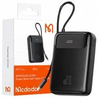 Powerbanki - MCDODO POWERBANK 20000MAH Z WYŚWIETLACZEM 3X USB USB-C 22,5W + KABEL USB-C - miniaturka - grafika 1