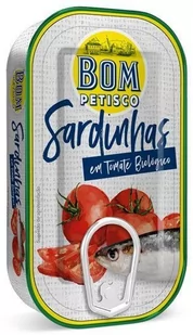 Sardynki w pomidorach BIO 120g Bom Petisco - Konserwy i dania rybne - miniaturka - grafika 1