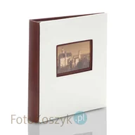 Albumy fotograficzne - Album wklejany Gedeon Vista brąz (tradycyjny 40 czarnych stron) - miniaturka - grafika 1