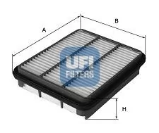Filtr powietrza UFI Filtry 30.450.00 - Filtry powietrza - miniaturka - grafika 1