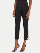 Spodnie damskie - Rinascimento Spodnie materiałowe CFC0122858003 Czarny Regular Fit - miniaturka - grafika 1