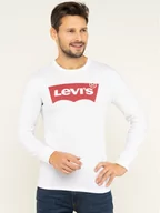 Bluzy męskie - Levi's Longsleeve Graphic Tee 36015-0010 Biały Regular Fit - miniaturka - grafika 1