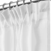 Zasłony - Biała Zasłona Gotowa Do Salonu Na Taśmie 140x300 VIVA - miniaturka - grafika 1