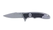 Noże - Smith&Wesson - Nóż składany Drop Point Silver/Black Handle - 1084306 - miniaturka - grafika 1