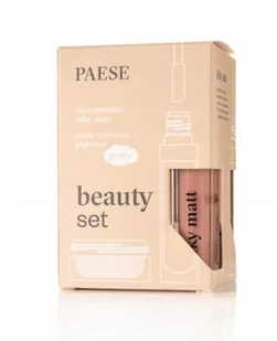 Paese Paese Zestaw Beauty Set dwie pomadki i puder pod oczy 715 - Palety i zestawy do makijażu - miniaturka - grafika 1