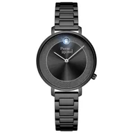 Zegarki damskie - Zegarek Damski Pierre Ricaud P23018.B104Q CYRKONIE czarny - miniaturka - grafika 1