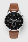 Zegarki męskie - Hugo Boss zegarek 1513812 męski kolor brązowy - miniaturka - grafika 1