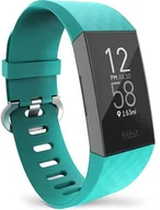 Akcesoria do smartwatchy - PASEK DO ZEGARKA Fitbit Charge 3/4 SILIKON NIEBIESKI WODOODPORNY S - miniaturka - grafika 1