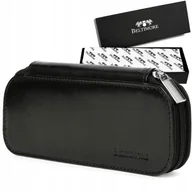 Piórniki - Piórnik Skórzany etui na długopisy pióro duże zasuwane pudełko Beltimore - miniaturka - grafika 1