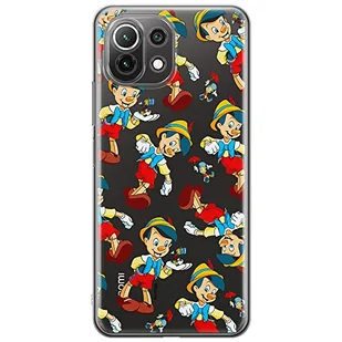 ERT GROUP etui na telefon Xiaomi 11 LITE 4G/5G, case oryginalny i oficjalnie licencjonowany przez Disney, wzór Pinocchio 002, plecki z TPU częściowo przeźroczyste - Etui i futerały do telefonów - miniaturka - grafika 1