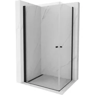 Kabiny prysznicowe - Mexen Pretoria Duo kabina prysznicowa uchylna 80x70 cm, transparent, czarna - miniaturka - grafika 1