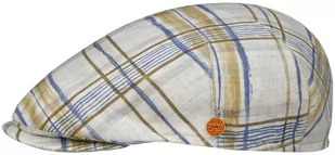 Kaszkiet Sidney Amsterdam Check by Mayser, beżowo-niebieski, L (58-59 cm) - Czapki męskie - miniaturka - grafika 1