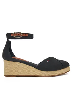 Tommy Hilfiger Espadryle FW0FW08657 Czarny - Espadryle damskie - miniaturka - grafika 1