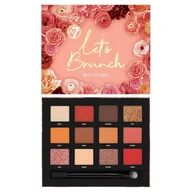 Cienie do powiek - W7 LET'S BRUNCH paleta prasowanych pigmentów Cienie do powiek 9,6 g 9.6 g - miniaturka - grafika 1