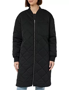 VERO MODA Damski płaszcz Vmnatalie Coat, czarny, L - Płaszcze damskie - miniaturka - grafika 1