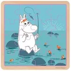Puzzle - Puzzle drewniane 16 el. Muminki na ryby - miniaturka - grafika 1