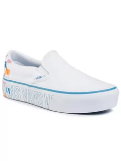 Trampki męskie - Vans Tenisówki Classic Slip-On P VN0A3JEZAHP1 Biały - grafika 1