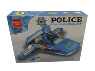 Klocki - Klocki Policja Samolot 6+ Lat 100 El. - miniaturka - grafika 1