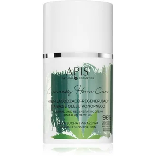 Apis Professional Krem Łagodząco - Regenerujący Cannabis 50 ml APIS5542 - Kremy do twarzy - miniaturka - grafika 1