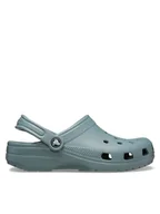 Klapki i japonki męskie - Crocs Klapki Classic 10001 Zielony - miniaturka - grafika 1