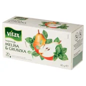 Herbata - Vitax BAHLSEN Herbata ziołowo-owocowa Inspirations Melisa Gruszka 40g(20 torebek - miniaturka - grafika 1