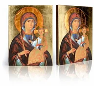 Ikony i obrazy sakralne - Ikona religijna Matka Boża Władająca z Dzieciątkiem Jezus - miniaturka - grafika 1