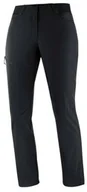 Spodnie sportowe damskie - Spodnie Salomon Wayfarer W Deep Black 2024 - miniaturka - grafika 1