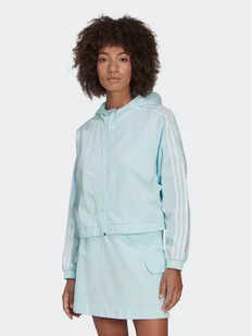 adidas Bluza adicolor Classics HL9305 Błękitny Relaxed Fit - Bluzy damskie - miniaturka - grafika 1