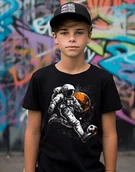 Koszulki dla chłopców - koszulka z astronautą dla chłopca DD32 - miniaturka - grafika 1