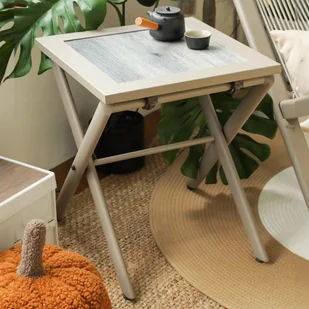 Zestaw mebli tarasowych CHILL SAND leżaki i stolik - Meble ogrodowe - miniaturka - grafika 5