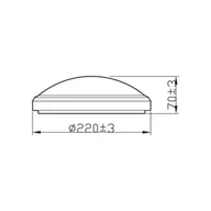 Lampy ogrodowe - Philips Doris zewnętrzna LED IP54 2 700 K czarna - miniaturka - grafika 1