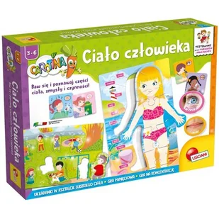 Lisciani Giochi Carotina Ciało człowieka 304-PL61167 - Gry planszowe - miniaturka - grafika 1
