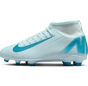 NIKE Dziecięce buty piłkarskie Superfly 10 Club Fg/Mg, uniseks, Lodowiec niebieski czarny, 33.5 EU - Piłka nożna - miniaturka - grafika 1