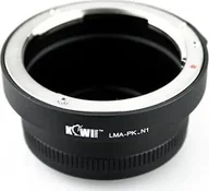 Tulejki, adaptery, redukcje do aparatów - KiwiFotos Adapter Nikon 1 Na Obiektywy Pentax K - miniaturka - grafika 1