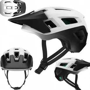 Kask rowerowy Lazer Coyote M 55-59cm czarno biały - Kaski rowerowe - miniaturka - grafika 1