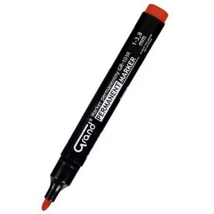 Marker permanentny GRAND GR-103 okrągły czerwony - Markery permanentne - miniaturka - grafika 1