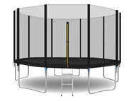Trampoliny - Malatec Trampolina ogrodowa 366cm - zewn. siatka - 5 nóg 5902367978129 - miniaturka - grafika 1