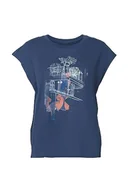 Koszulki i topy damskie - ESPRIT T-shirt damski, 420 / szary niebieski, S - miniaturka - grafika 1